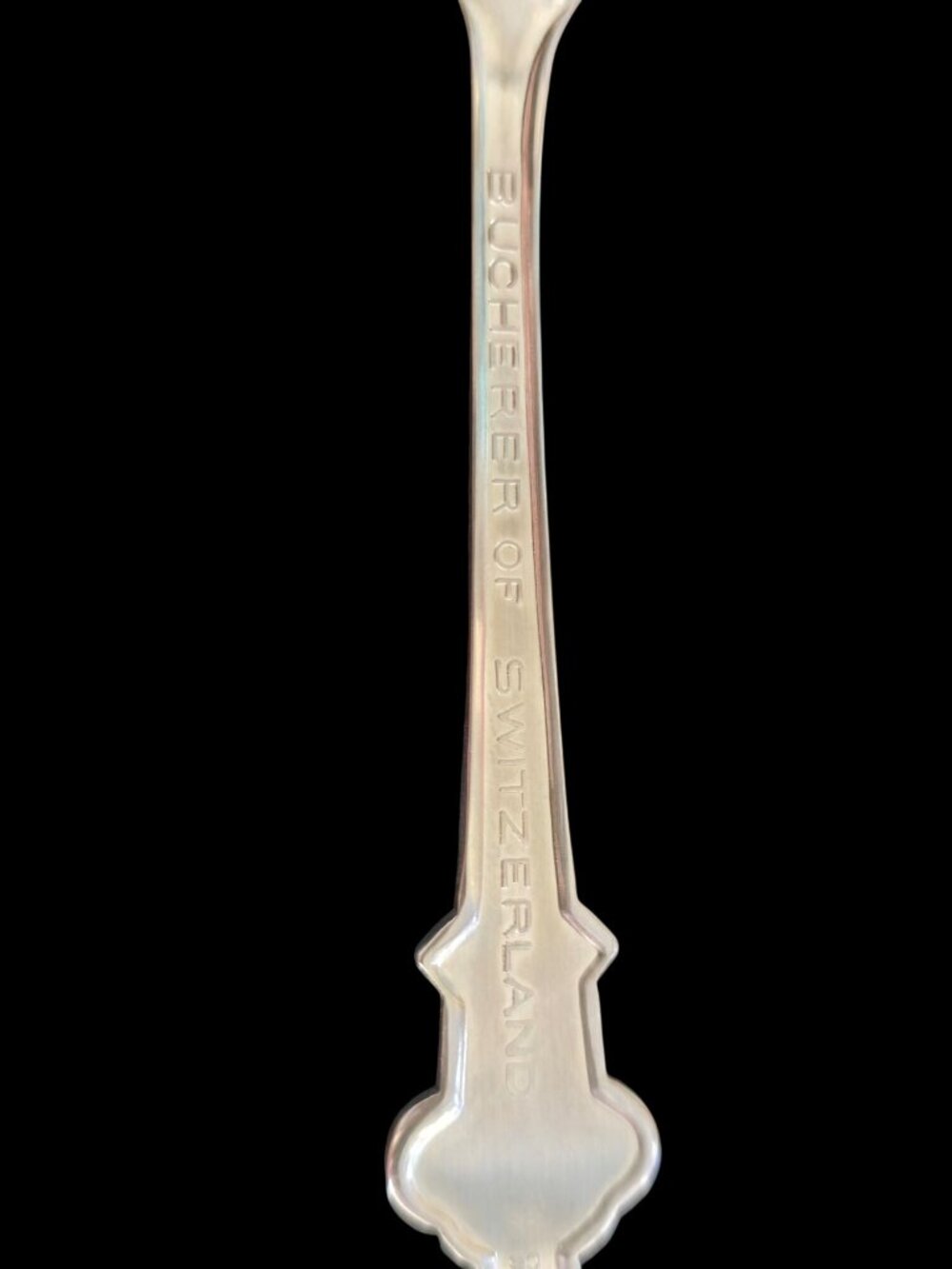 Rolex Bucherer Lugano Collectible Silver Souvenir Spoon Engraved Design Switzerl - Picture 9 of 11